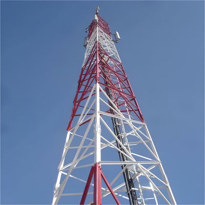 40 Meter Shelter Telecommunicatie Toren 3 Legged Hoekige Stalen Tube Toren