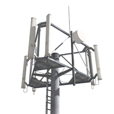 Monopole telecomtoren gebouwd van zachte en hoogvaste staalsoorten met EN 1991-1-4 & EN 1993-3-1 ontwerpcode voor prestaties