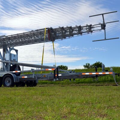 Telescopisch buisvormig gegalvaniseerd staal zelfdragend 15 20 25M 5G 4G Wifi buitencommunicatietoren