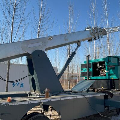 Telescopisch gegalvaniseerd stalen verlichting + communicatie 15 20 25M 5G 4G Wifi mobiele noodtoren