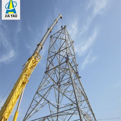 De zonne-aangedreven Antennetoren Zelfdragende Gegalvaniseerde 20 30 40M 4G 5G van de Mast van Nettelecommunicatie