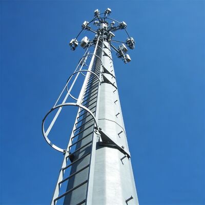 16 24 32M Stedelijke Esthetische Monopole Gegalvaniseerd Staal Zelfdragende Outdoor 5G 4G Satelliet Landschap Telecom Toren