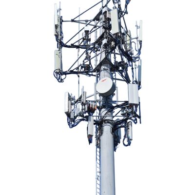 10 16 22M ruimtebesparende monopole buisvormige gegalvaniseerde buiten 5G 4G magnetron compacte communicatiemast