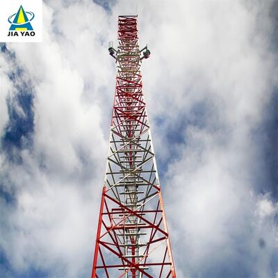 44M Q355 staal onderhoudsarme 3-potige hoekstaaltoren voor residentiële telecom