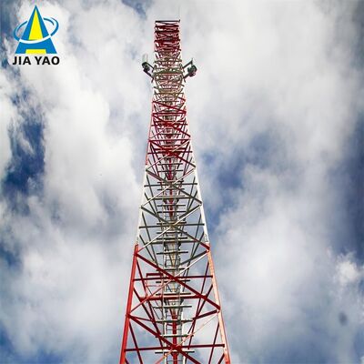 35 48 53M Q355 Staal 3 Legged Hoekstaal Toren Lage Stichtingskosten voor Dorp 5G Dekking