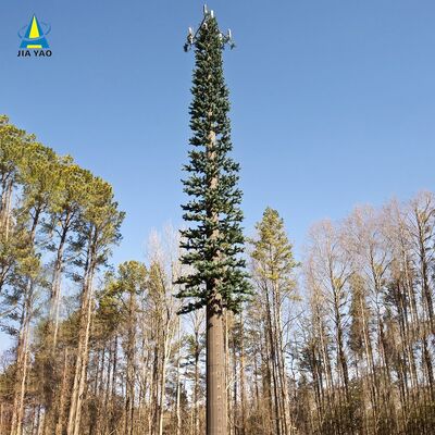 Robuuste bionische pijnboomtoren met gecamoufleerde bladeren en verborgen antennesysteem voor landschapsgebied 5G-netwerksite Q345B gegalvaniseerd
