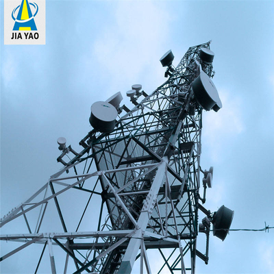 Signaaltransmissie 4-poots hoekige stalen communicatie Radio-mobiele zendmast voor telecom