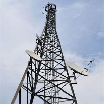 72m 4 Leg Steel Lattice hoekige mobiele telecomtoren ASTM A36 A572 Gr50