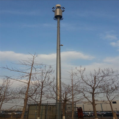 25M 30M 40M 45M Radio antenne signaal gegalvaniseerd staal enkelbuis pool basisstation communicatie monopool toren