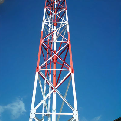 50m Microwave Antenne Zelfhoudende Toren Raster Ontwerp 3 Legged Telecommunicatie Stalen Toren