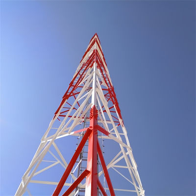 40 Meter Shelter Telecommunicatie Toren 3 Legged Hoekige Stalen Tube Toren