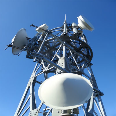 40 Meter Telecom Tower Fabrikant Werkplatform Antenne Radio 3 Legged Hoekige Stalen Toren