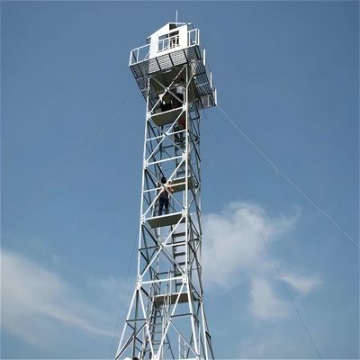 Hot Dip gegalvaniseerd 4 Leg Guard Tower Angle Angular Steel Watch Fire Observation Tower