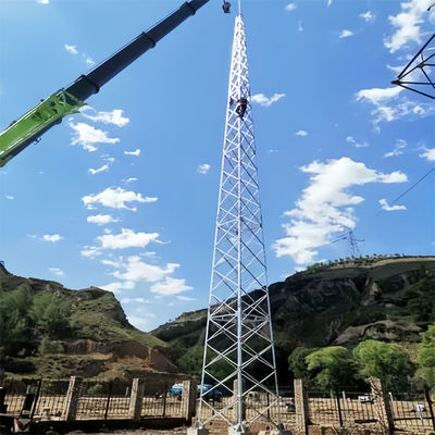 45 60 Graden Hoek Telecom Antenna Toren 3 Leg 4 Legged Hoekige Zelf Ondersteunende Raster Toren