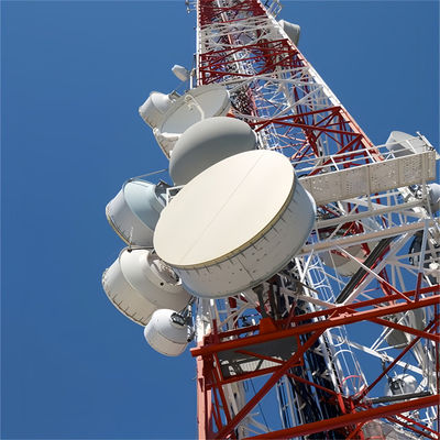 Zelfondersteunende antenne toren 4 been toren gegalvaniseerd 20m - 55m 60m