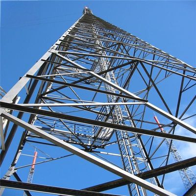60m 4 Leg gegalvaniseerde zelfstandige antenne toren hoek uitzending microwave radio hoogste communicatietoren