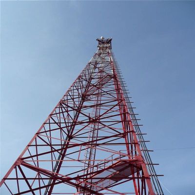 Steel Lattice Tower Telecom Satelliet Telefoon Cell Phone Cell Site 4 Legged Cellular Tower