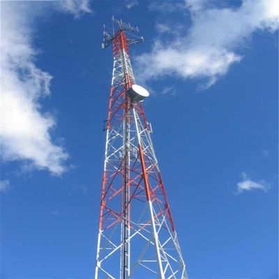 50m stalen zonne-energie tv satelliet microwave rooster toren mast 50km internet signaal radio telecommunicatie toren