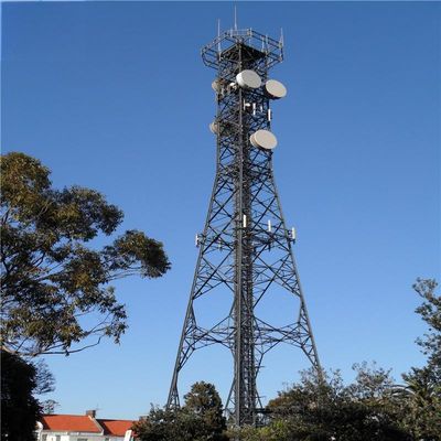 50m stalen zonne-energie tv satelliet microwave rooster toren mast 50km internet signaal radio telecommunicatie toren