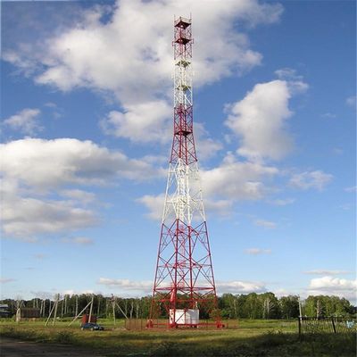 50m stalen zonne-energie tv satelliet microwave rooster toren mast 50km internet signaal radio telecommunicatie toren