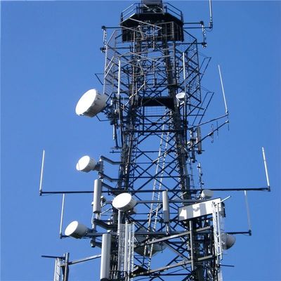 Hot Dip gegalvaniseerd 3 /4 Leg Gattice Telecom Tower Tubulaire Telecommunicatie Hoekige Antenna Mast Tower
