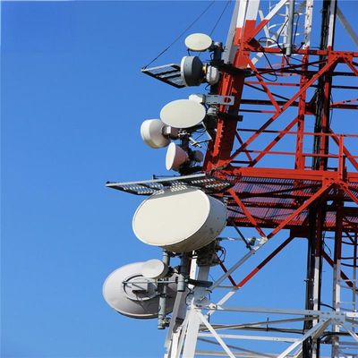 4 Leg Angle Steel Iron Self Supporting Telecom Lattice Tower &amp; Internet ISP Draadloze 5G Antenna Toren