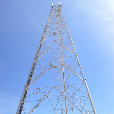 Zelfondersteunende warm-dup gegalvaniseerde digitale tv-ontvanger cel radio telecom wifi antenne driehoekige stalen mast toren