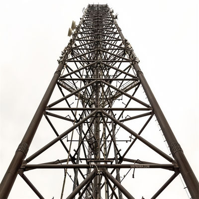 Gelast 3 poten buisvormig stalen toren rooster Telecom antenne toren