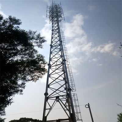Gelast 3 poten buisvormig stalen toren rooster Telecom antenne toren