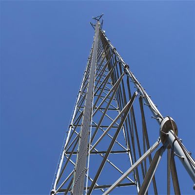 15m 20 30 40 50 Meter dak dak microwave communicatie rooster radio antenne mast 3 poten buisvormige stalen toren