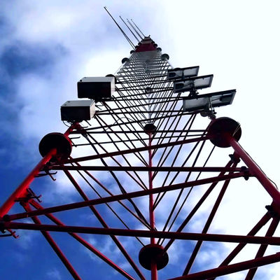 20m 25m 30m 35m 45m 50m 55m 60m 65m Driebenige toren zelfdragende roosterbuis staal toren