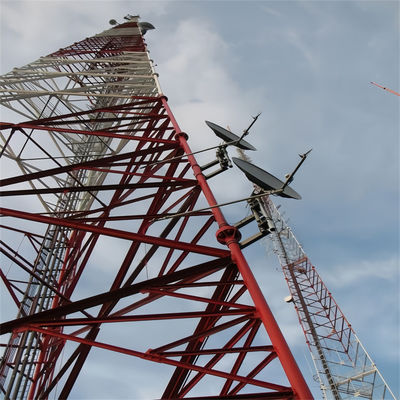 Telecom Antenne GSM Wifi Netwerk Zelfondersteunende Celtoren 3 Legged Tubulaire Cellulaire Microwave Communicatietoren