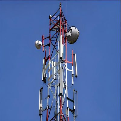 Stalen rooster 5G Wifi Telecommunicatie Tubulaire antenne toren 3 Legged