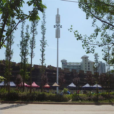 4G BTS Monopole Telecommunicatie Toren Antenne 100 Ft Monopole Toren