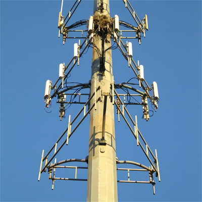 Zelfvoorzienende prijs Wifi langeafstand mobiele telefoon werkplatform magnetron stalen monopool toren