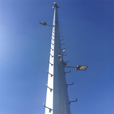 OEM gegalvaniseerde zelfondersteunende monopool antenne toren mast voor GSM 5G communicatie buis toren paal