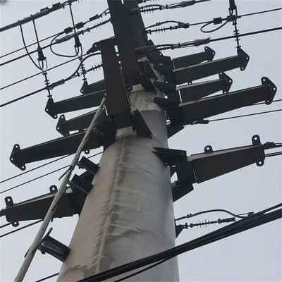 Vervaardiger 75 ft Outdoor 100 Km Range TV-antenne Stalen buisvormige telecommunicatie mast paal