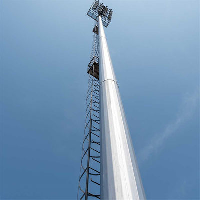 Hoogwaardige 20m 30m 45m 50m Communicatie antenne paal 5G celsignaal basisstation monopool staal telecom toren