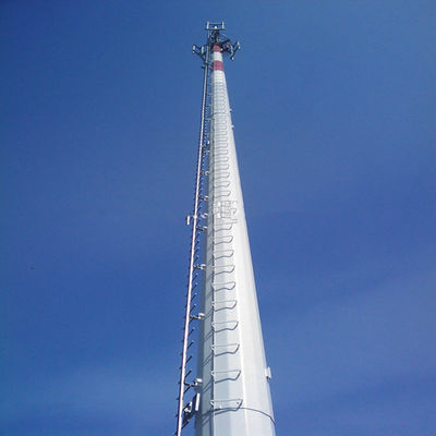 Hoogwaardige 20m 30m 45m 50m Communicatie antenne paal 5G celsignaal basisstation monopool staal telecom toren