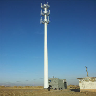 Hoogwaardige 20m 30m 45m 50m Communicatie antenne paal 5G celsignaal basisstation monopool staal telecom toren