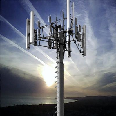 4G 5G Signal Cell Pole Monopole Tower Gegalvaniseerde GSM Antenne Bracket Mount