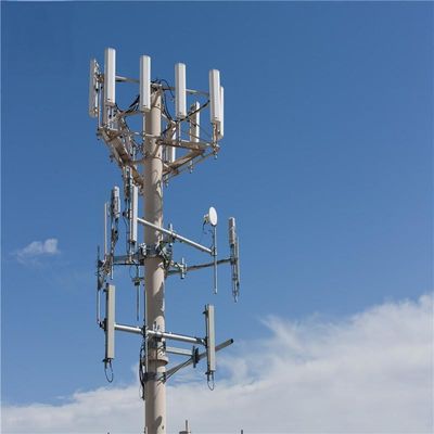 Zware antenne mast toren monopool 15 meter 9m 10m 12m monopool stalen toren