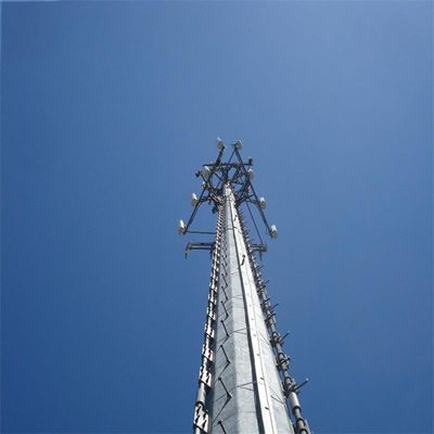 Zware antenne mast toren monopool 15 meter 9m 10m 12m monopool stalen toren