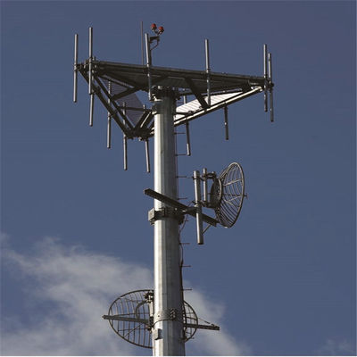 Zware antenne mast toren monopool 15 meter 9m 10m 12m monopool stalen toren