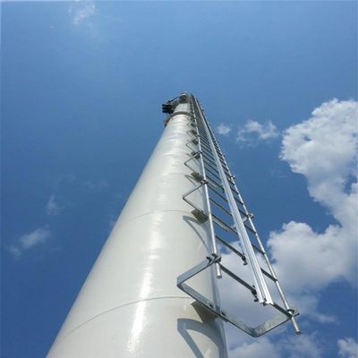 30m 35m 40m gegalvaniseerd 4g / 5g cellocaties monopool mobiele telefoon toren signaal microgolf