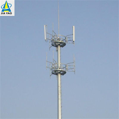 Hot Dip gegalvaniseerde multifunctionele monopool toren 5g internet mobiele telefoon signaal communicatie stalen toren