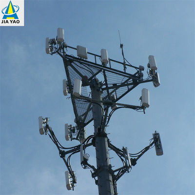Hot Dip gegalvaniseerde multifunctionele monopool toren 5g internet mobiele telefoon signaal communicatie stalen toren
