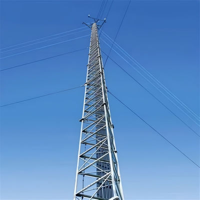 Gegalvaniseerde stalen roosterbuis met een overdrachtstoren 30 40 50 M Meter Telecom 5G/4G/3G