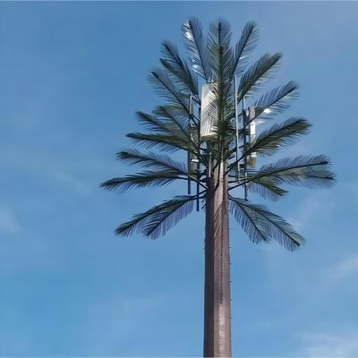 Grote buitenwindbestendige verberging Verhulde mobiele telefoontorens Monopool Bionische boom Eénpool toren