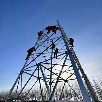 33 KV tot 110 KV Power Transmission Tower Hoek Iron Tower 30-180 km/h Windsnelheid